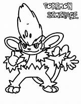 Pokemon Coloring Pages Simisage Clipart Kyurem Print Dewott Getcolorings Color Clipground Getdrawings Books sketch template