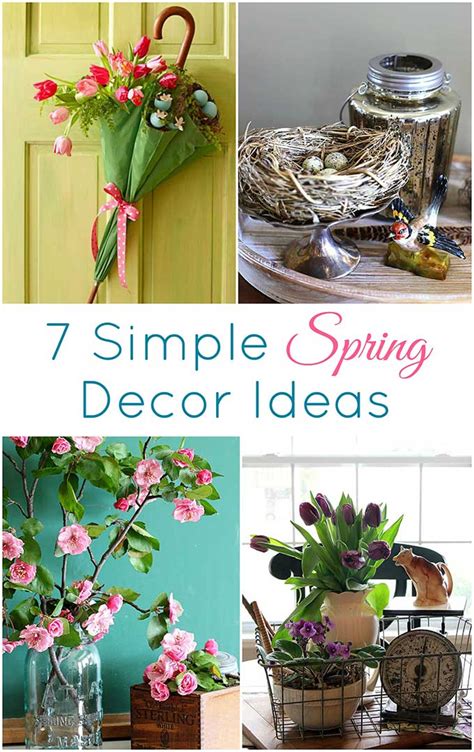 simple ways  add spring   home decor house  hawthornes