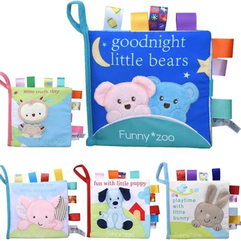 paper rattles book cloth books baby matter ring quiet book soft  baby cloth book