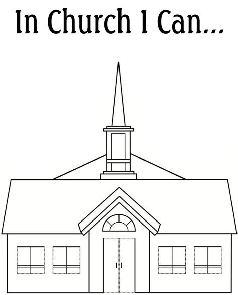 easy church coloring pages  kids christmas present coloring pages