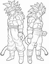 Coloring Goku Super Pages Saiyan God Dragon Ball Popular Vegeta sketch template