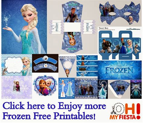 frozen party printables