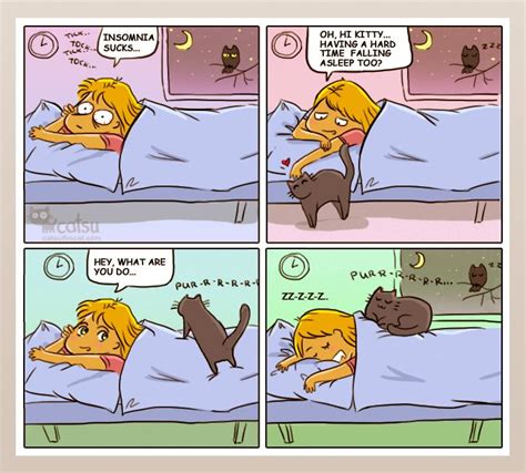 the one about insomnia catsu the cat comics