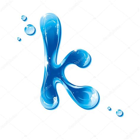 Water Liquid Letter