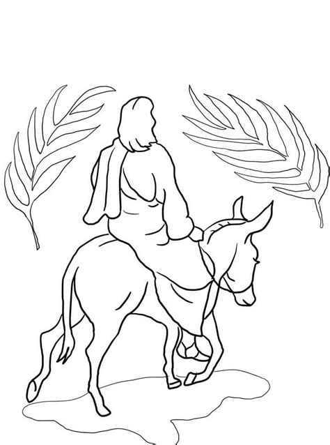 palm sunday coloring pages  palm sunday  printable coloring