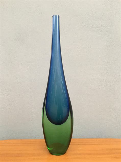 Murano Glass Vase Attributed To Flavio Poli For Seguso For