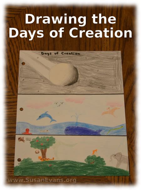 drawing  days  creation susans homeschool blog susans