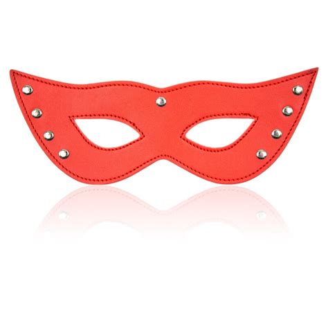 Sexo Pu Leather Blindfold Sex Toys For Woman Men Sexy Eye