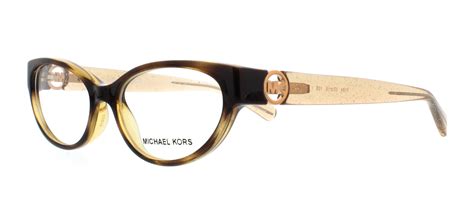 Michael Kors Eyeglasses Mk 8017 3104 Dark Tortoise Taupe Glitter 50mm