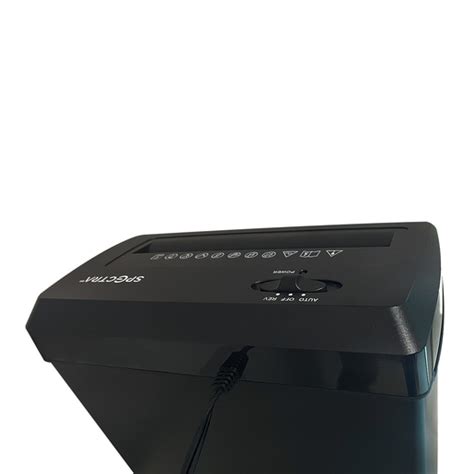 Trituradora De Papel Spectra C506p Corte Transversal Negro Office