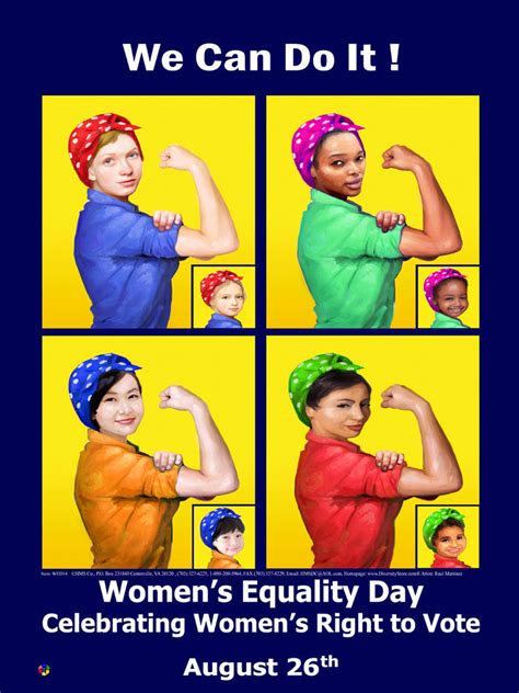 We Can Do It Women S Equality Day Poster Gsa Diversitystore®