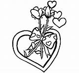 Bunch Flowers Coloring Coloringcrew sketch template