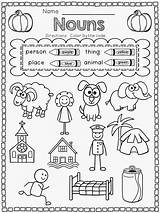 Grade Worksheets First Kindergarten Nouns Language Printable Arts Worksheet Activities Pdf Choose Board School sketch template