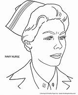 Coloring Pages Military Memorial Nurse Forces Armed Women Holiday Printable Navy Patriotic States United Honkingdonkey Men Sheets Kids Help Printing sketch template