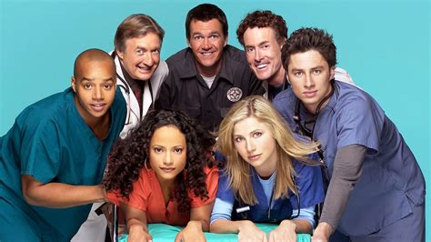 scrubs sitcom castmembers reunite  easter canceled tv shows tv