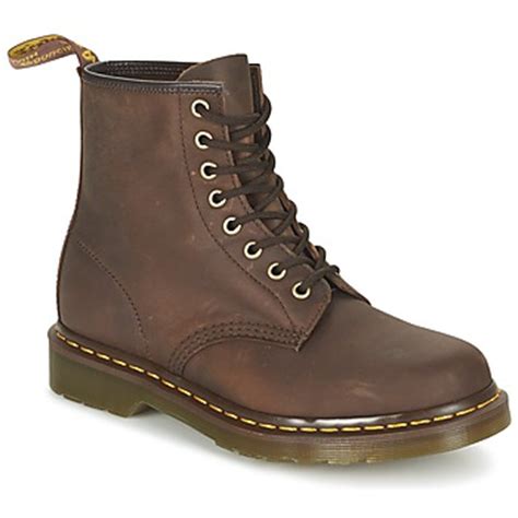 boots dr martens  marron fonce livraison gratuite avec spartoocom chaussures
