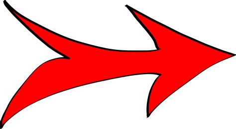clipart red arrow