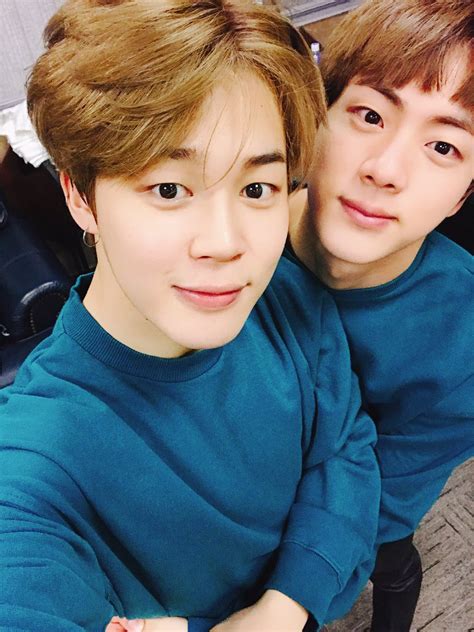 bts s jin and jimin are two very different people after a concert ends