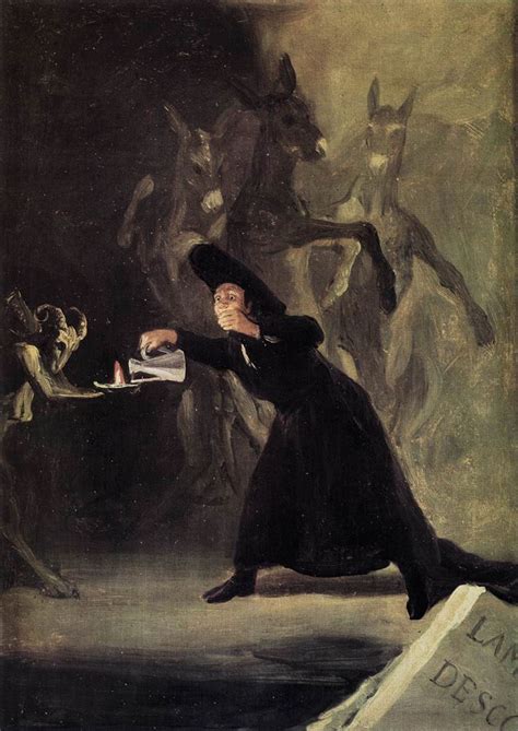 Francisco De Goya La Lámpara Del Diablo