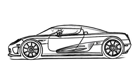 super car  colouring pages