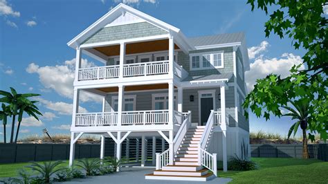 casual beach house plan nc architectural designs house plans