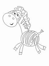 Coloring Pages Zebra Head Colouring Getcolorings Getdrawings Printable sketch template