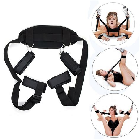 wrist cuffs sm sex play thigh restraint kits plush pillow with ankle