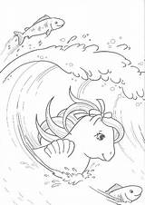 Sea Pony Coloring Book Utopia Back sketch template