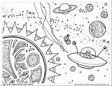 Coloring Space Pages Solar System Drawing Kids Planets Outer Adults Eclipse Planet Worksheets Printable Book Print Project Sheets Earth Stars sketch template