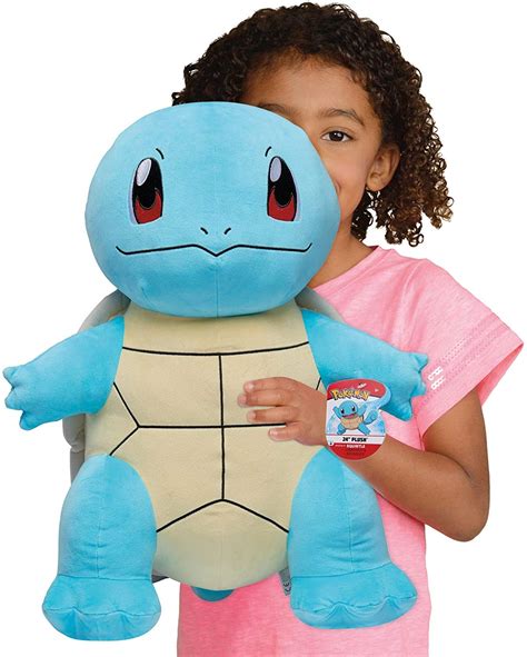 buy pokemon squirtle giant plush   adorable ultra soft life