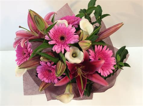 pretty posie  pinks flower wholesalers takapuna