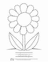 Tracing Coloring Pages Trace Spring Daisy Kids Color Printable Getdrawings Getcolorings Bouquet Word Itsybitsyfun Colorings sketch template
