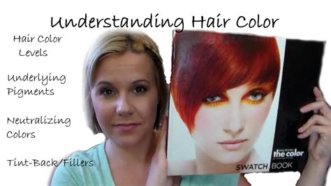 understanding hair color levels underlying pigments neutralizing tint backsfillers youtube