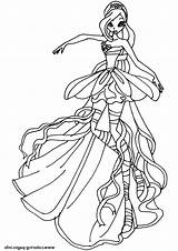 Winx Mermaid sketch template