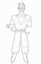 Gohan Future Pages Coloring Template Deviantart sketch template