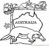 Australia Coloring Pages Australian Kids Printable Animal Animals Colouring Outback Sheets Preschool Happy Print Country Boys Adult Activities Coloringpages101 School sketch template