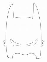 Mask Batman sketch template