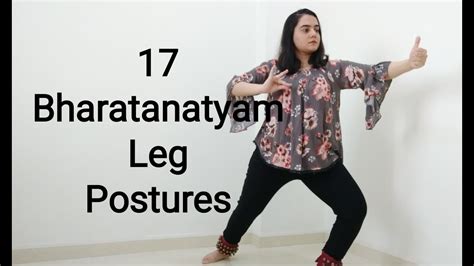 learn  bharatanatyam leg postures  beginners youtube