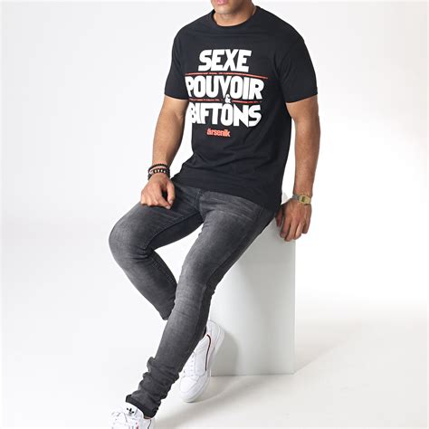 Ärsenik Tee Shirt Sex Pouvoir Biff Noir