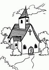 Kerk Kleurplaat Kleurplaten Kerken Gebruikt Doeleinden Mogen Commerciële Worden Prive Educatieve sketch template
