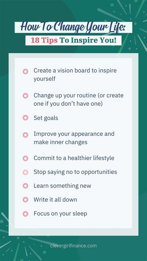 change  life  tips  inspire