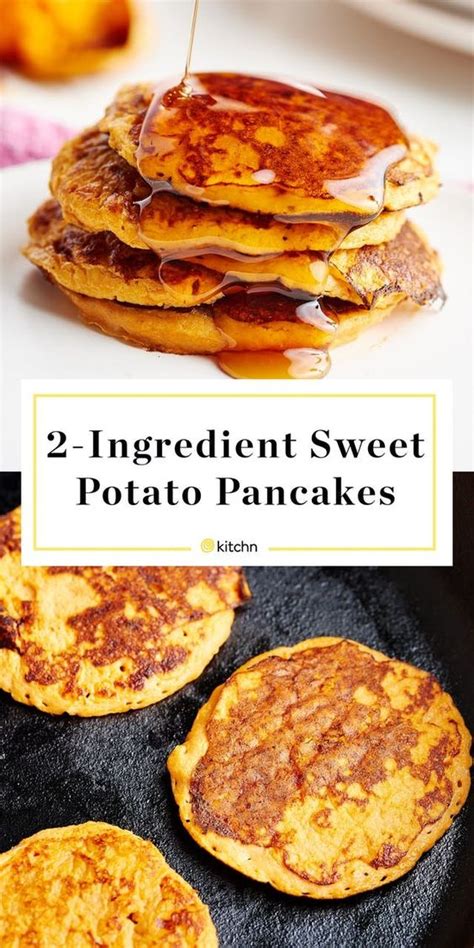 2 Ingredient Sweet Potato Pancakes Inspired Recipe