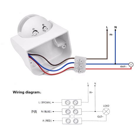show    wire   pir sensor security light youtube motion sensor wiring diagram