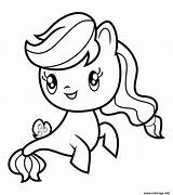 Pony Cutie Mlp Applejack sketch template