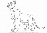 Lion Nala King Drawing Coloring Step Pages Lioness Draw Adults Tutorial Learn Paintingvalley Getdrawings Drawings Getcolorings Color Na sketch template