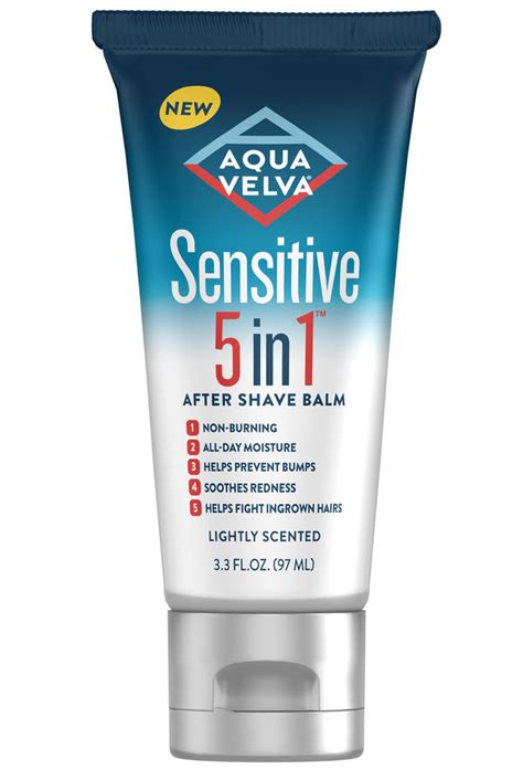 aqua velva launches     sensitive  shave balm zest magazine