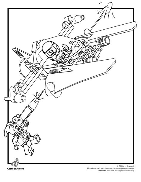 lego coloring pages lego space police coloring page cartoon jr