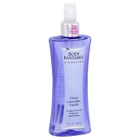 body fantasies fragrance body spray clean lavender vanilla 8 fl oz 236 ml