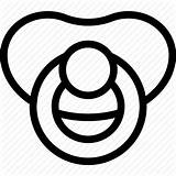 Pacifier Drawing Baby Infant Getdrawings Icon sketch template