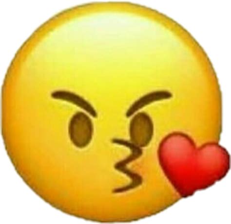 Download Heart Emoji Angry Kiss Iphoneemoji Emoticon Angry Kiss Emoji